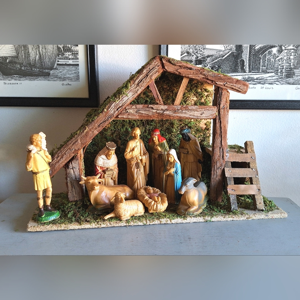 Nativity set Hong kong Midcentury
